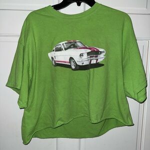 Green Graphic Short Sleeve Tee